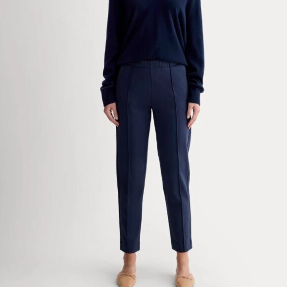 EVERLANE Dream Pant Navy Size Large - Picture 1 of 7